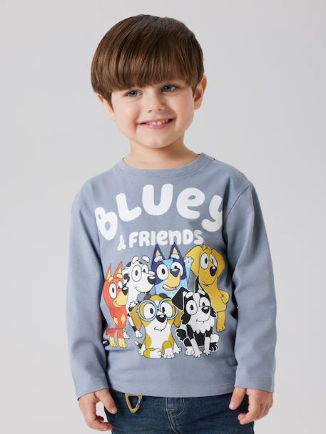T-shirt à manches longues pour garçon avec Bluey NMMALEX NAME IT bleu moyen - vertbaudet enfant 