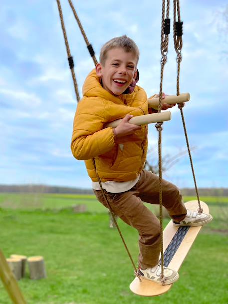 Balançoire SKATEBOARD pour enfants small foot bois - vertbaudet enfant 