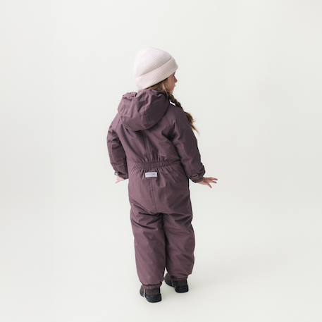 Veste de neige MATWILBO enfants MINI A TURE bleu foncé+marron+prune+rose poudré - vertbaudet enfant 