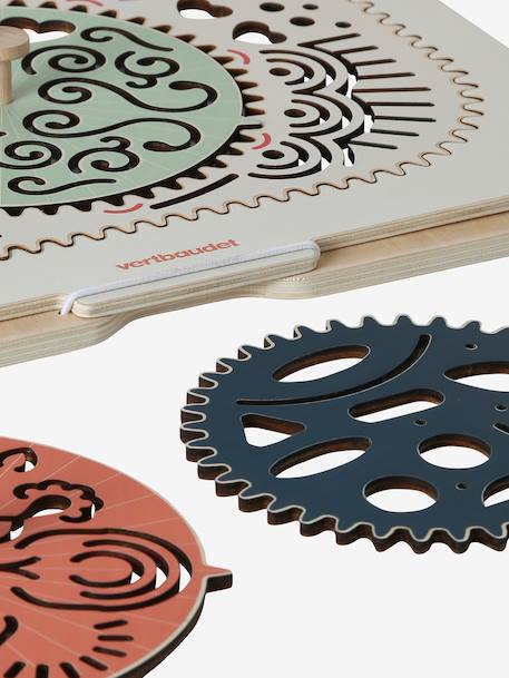 Creatieve koffer met spiralen en mandala's in FSC®-hout hout - vertbaudet enfant 