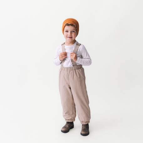 Pantalon de neige MATWILAS enfants MINI A TURE beige+bleu foncé+bleu grisé+marron+prune - vertbaudet enfant 