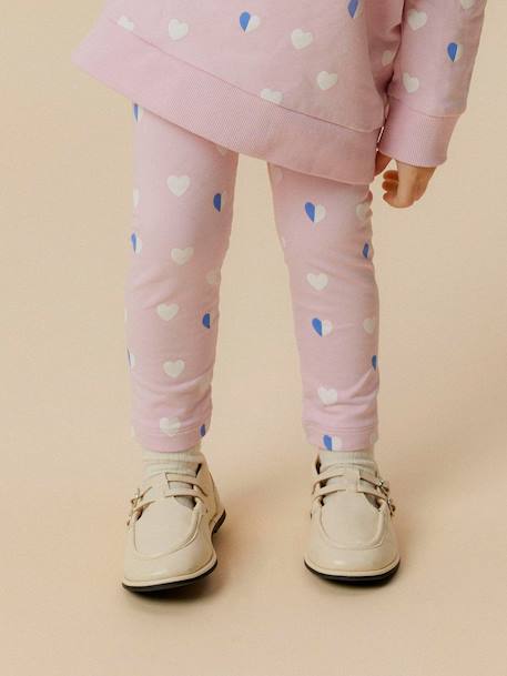 Sweat legging fille NMFLIA marine+rose - vertbaudet enfant 