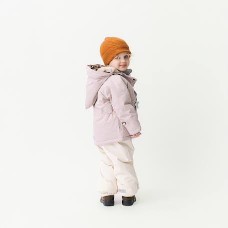Veste d'hiver avec doublure polaire MATWANG enfants MINI A TURE bleu foncé+bordeaux+marron+prune+rose poudré+vert sauge - vertbaudet enfant 