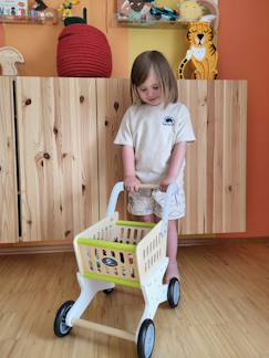 Jouet-Jeux d'imitation-Cuisines et dinette-Chariot de courses pour enfants TREND small foot