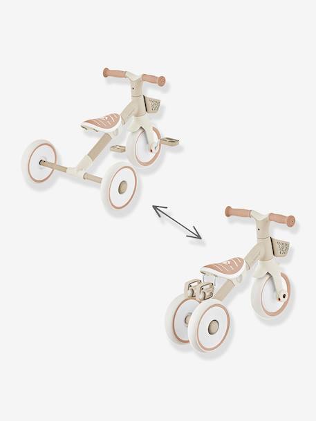 Tricycle learning 2-en-1 - taupe - vertbaudet enfant 