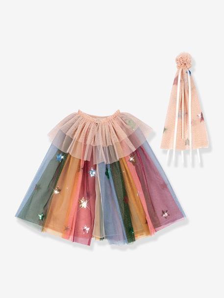 Costume arc-en-ciel à paillettes beige - vertbaudet enfant 