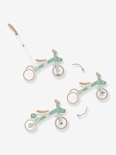 Porteur Learning Trike - Tricycle 3 en 1 - olive+taupe - vertbaudet enfant 