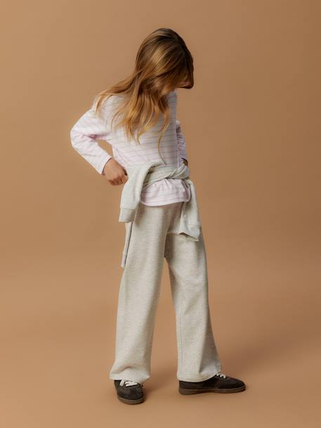 T-shirt voor meisjes met lange mouwen NKFLESLIE NAME IT rozen+zwart - vertbaudet enfant 