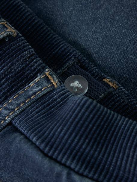 Jongenskleding blauwzwart denim+jeansblauw - vertbaudet enfant 