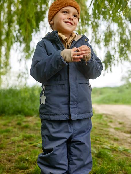 Veste toute saison MATADWENO Garçons MINI A TURE bleu foncé - vertbaudet enfant 