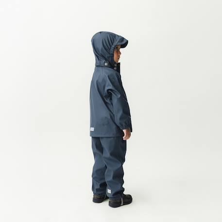 Ensemble veste et pantalon de pluie enfants MATREINAR MINI A TURE bleu foncé+vert - vertbaudet enfant 