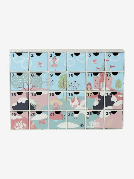 Calendrier de l'Avent avec jouets en bois FSC® bleu+bois+écru - vertbaudet enfant 