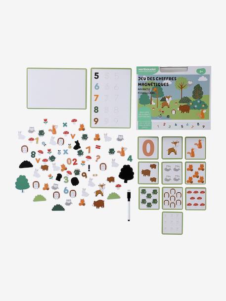 Magnetisch cijferspel GREEN FOREST groen - vertbaudet enfant 