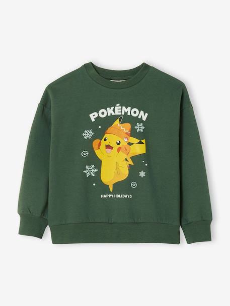 Sweat noël Pokémon garçon coton vert sapin - vertbaudet enfant 