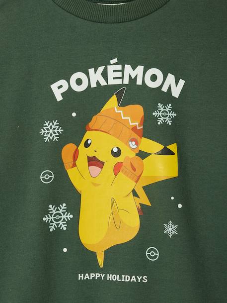 Sweat noël Pokémon garçon coton vert sapin - vertbaudet enfant 