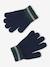 Kerstset muts rendier + snood + wanten/handschoenen jongen marineblauw - vertbaudet enfant 