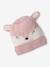 Coffret Noël fille bonnet + snood + moufles/mitaines bichette rose poudré - vertbaudet enfant 