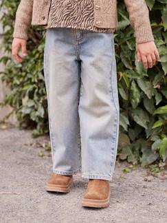 Jean fille large   - vertbaudet enfant