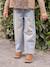 Jean fille large bleu moyen+denim black+denim brut+denim gris+stone - vertbaudet enfant 