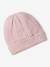 Coffret Noël fille bonnet + snood + moufles/gants rose poudré - vertbaudet enfant 