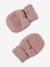Kerst babyset muts snood wanten roze (poederkleur) - vertbaudet enfant 