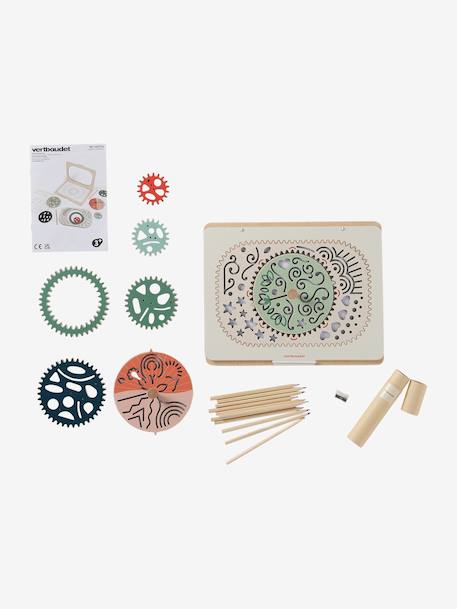 Coffret créatif spirales et mandalas en bois FSC® bois - vertbaudet enfant 