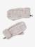 Coffret Noël fille bonnet + snood + moufles/gants beige chiné - vertbaudet enfant 