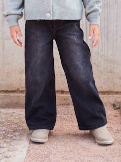 Jean fille large   - vertbaudet enfant