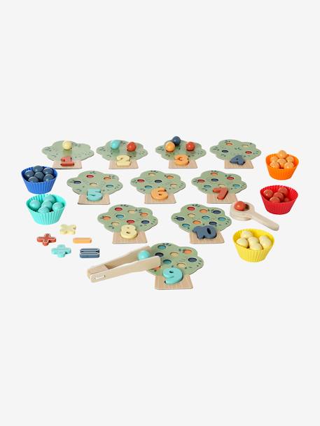 FSC® houten set om cijfers te leren groen - vertbaudet enfant 