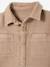 Surchemise bébé manches longues en twill chaud noix de pécan - vertbaudet enfant 