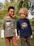 T-shirt effet 2 en 1 garçon kaki - vertbaudet enfant 