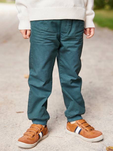 Garçon-Pantalon style jogger doublé polaire garçon facile à enfiler