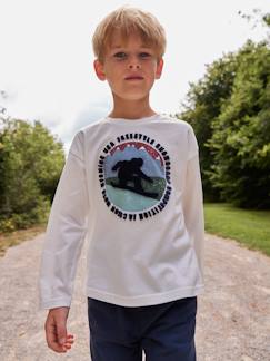 Jongens-T-shirt, poloshirt, souspull-T-shirt voor jongens met print op de voorkant