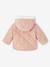 Doudoune bébé réversible vieux rose - vertbaudet enfant 
