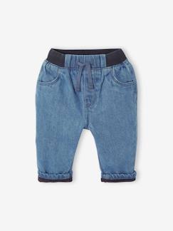 Baby-Jeans voor baby's met voering en elastische taille 
