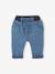 Jeans voor baby's met voering en elastische taille stone - vertbaudet enfant 