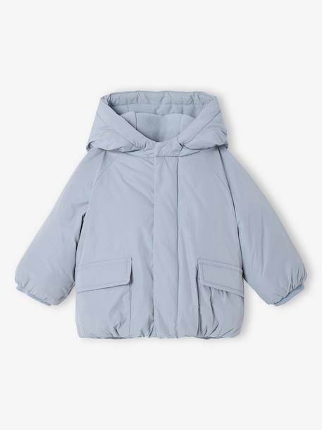 Bébé-Doudoune bébé à capuche doublée polaire