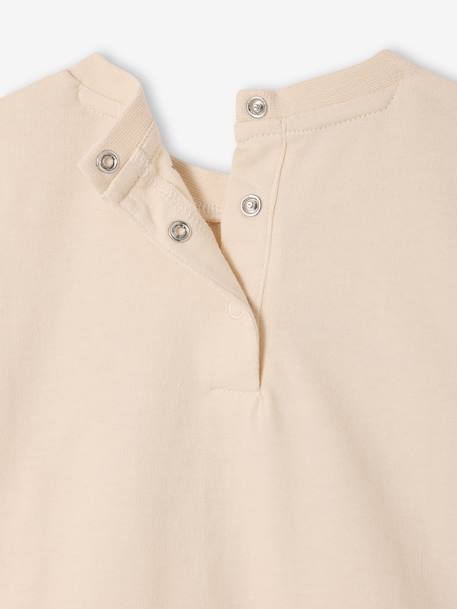 T-shirt bébé Noël motif traineau manches longues vanille - vertbaudet enfant 