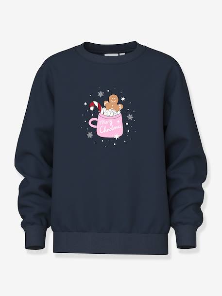 Fille-Pull, gilet, sweat-Sweat de Noël