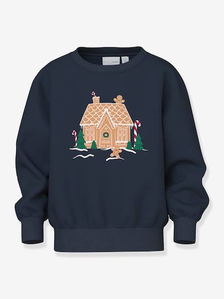 Sweat de Noël marine - vertbaudet enfant 