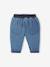Jeans voor baby's met voering en elastische taille stone - vertbaudet enfant 