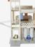 Garage met 3 verdiepingen en lift van FSC®-hout wit - vertbaudet enfant 
