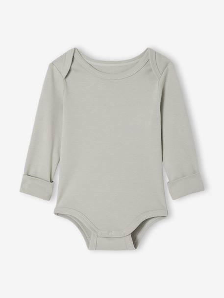 Lot de 5 bodies naissance évolutifs écru - vertbaudet enfant 