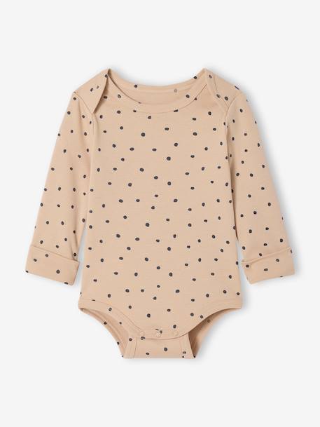 Lot de 5 bodies naissance évolutifs écru - vertbaudet enfant 