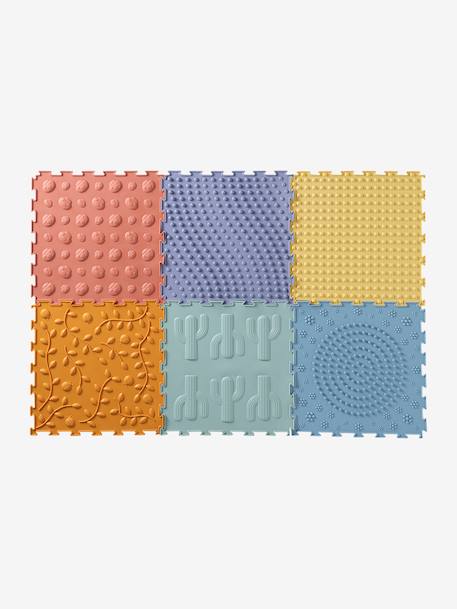 Sensorische tegelmat van silicone meerkleurig - vertbaudet enfant 