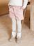 Short en velours fille style paperbag rose poudré - vertbaudet enfant 