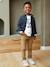 Pantalon slim velours garçon bordeaux+CAMEL - vertbaudet enfant 