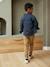 Pantalon slim velours garçon bordeaux+CAMEL - vertbaudet enfant 