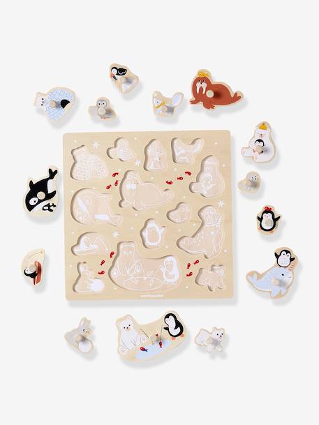 Puzzle boutons BANQUISE en bois FSC® bois - vertbaudet enfant 