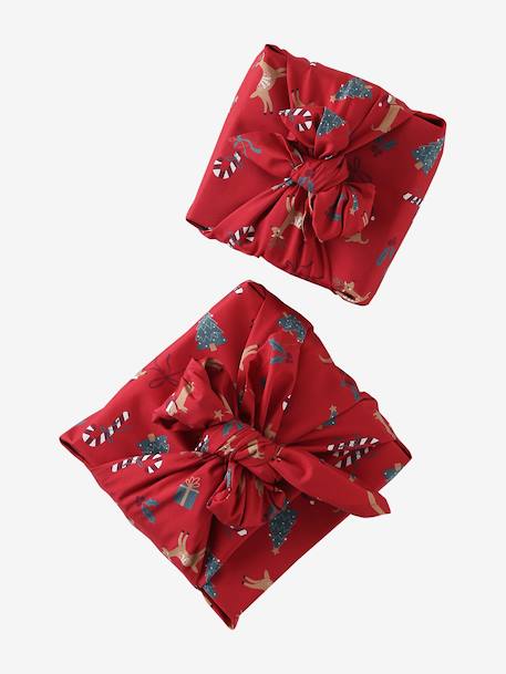 Set van 2 furoshiki rood - vertbaudet enfant 
